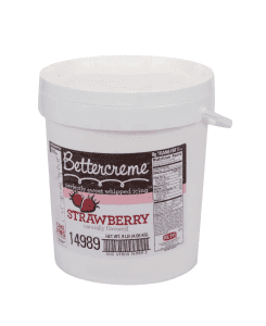 Whipped Topping Nondairy Strawberry Bettercreme 9lbs