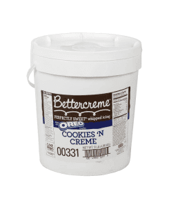 Whipped Topping Nondairy Cookie & Cream Bettercreme 1x9lbs