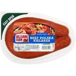 HILLSHIRE FARMS Beef Franks Smoked Polska Kielbasa