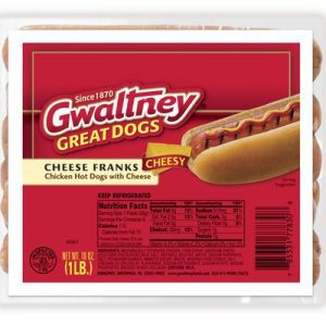 GWALTNEY  Chicken Franks/Cheese