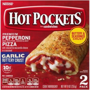 HOT POCKETS Garlic Buttery Crust 4 Cheese Pizza