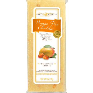 Saputo Mango Fire Cheddar Cheese