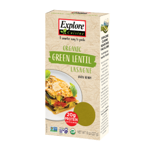 EXPLORE Organic Green Lentil Lasagne