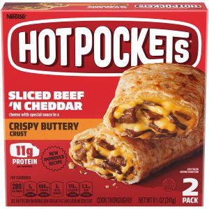 HOT POCKETS Sesame Seed Bun Crust Sliced Beef & Cheese