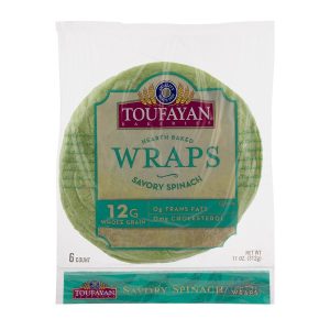 TOUFAYAN Wraps Savory Spinach