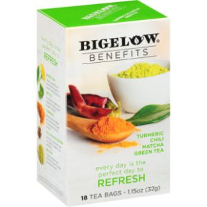 BIGELOW Benefits Turmeric Chili Matcha Green Tea