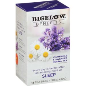 BIGELOW Benefits Chamomile and Lavender Herbal Tea