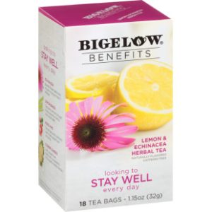 BIGELOW Benefits Lemon and  Echinacea Herbal Tea