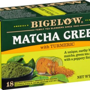 BIGELOW Blended Tea – Matcha Green Tea with Tumeric