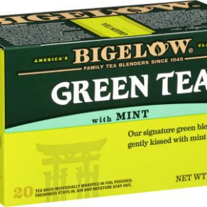 BIGELOW Blended Tea – Green Tea with Mint