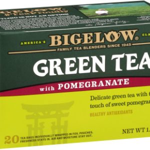 BIGELOW Blended Tea – Green Tea with Pomegranate