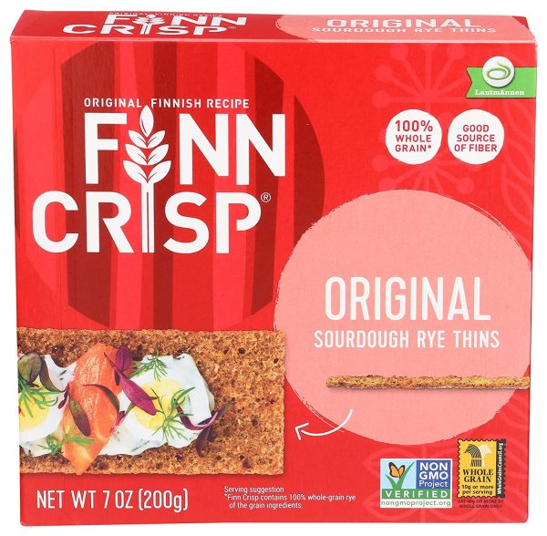FINN CRISP Crispbread Original Sourdough Rye Thins