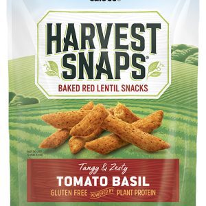 HARVEST SNAPS Snacks Baked Red Lentil Tomato Basil